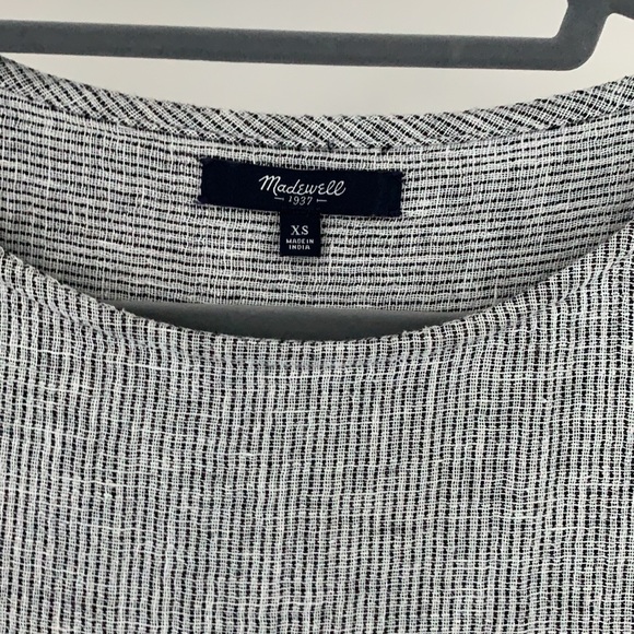 Madewell linen cotton oversized blouse size XS - Picture 2 of 5